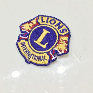 broderie logo lion
