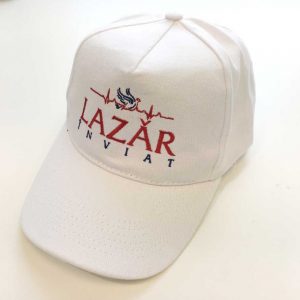 broderie basca alba cu logo